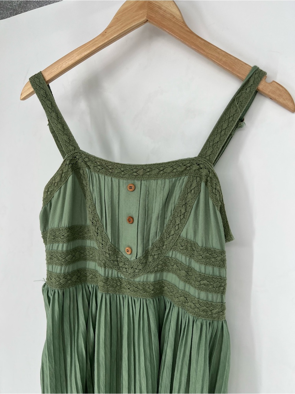 Matilda Jane Dresses w/ Joanna Gaines Green Grass Roots Sundress Cotton Medium - Picture 2 of 11